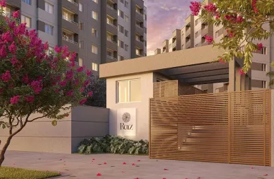 Raíz home clube | construtora direcional | construção | 34 metros | 02 dormitórios | com varanda | 01 vaga
