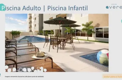 Evere locan | construtora locan | construção | 41 metros | 02 dormitórios | com varanda | vaga de moto