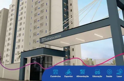 Sou viver nova odessa | construtora sousa araújo | construção | 47 metros | 02 dormitórios | com varanda | 01 vaga