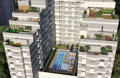 Choice roof park | construtora ditolvo | pronto | 27 metros | 01 dormitório | com varanda | 01 vaga