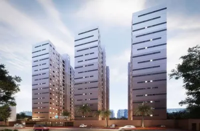 Turmalinas condomínio clube | construtora cavazani | construção | 42 metros | 02 dormitórios | com varanda | 01 vaga