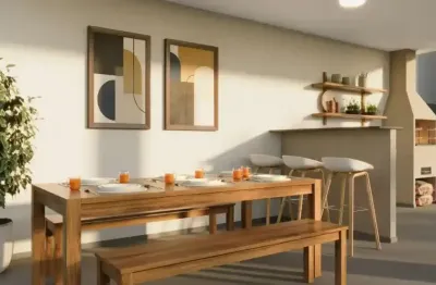 Jardim bonsucesso | construtora tenda | construção | 32 metros | 02 dormitórios | sem varanda | 01 vaga