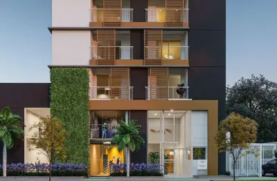 Àra faria lima | construtora rezende | construção | 29 metros | studio | com varanda | sem vaga