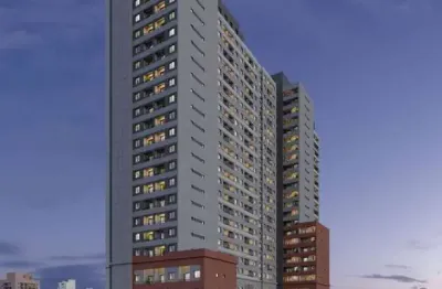 Uniko vila olímpia | construtora kazzas | lançamento | 29 metros | 01 suíte com varanda | sem vaga