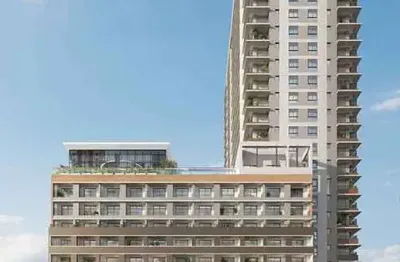 Jota mariana studios | construtora lindenberg | construção | 28 metros | studios com varanda | sem vaga