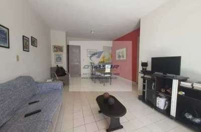 Vendo apartamento com 77m², mobiliado, 3 quartos s/ 2 suítes, sala p/ 2 ambientes e 1 vaga
