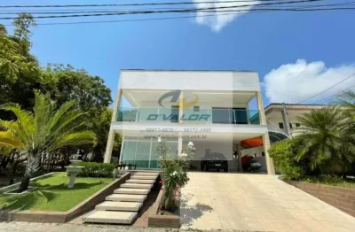 Vendo casa em condomínio fechado, com 480m², 5 quartos s/ 5 suítes, espaço gourmet, piscina e 4 vagas