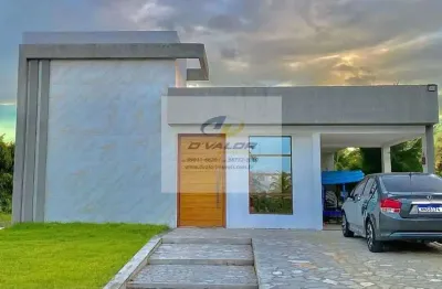 Vendo casa, em condomínio fechado, com 180 m², 4 quarto s/ 2 suítes e 2 vagas