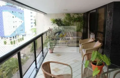 Vendo apartamento com 188,m², varanda ampla, 4 quartos s/ 2 suítes, dce, sala p/ 2 ambientes e 2 vagas