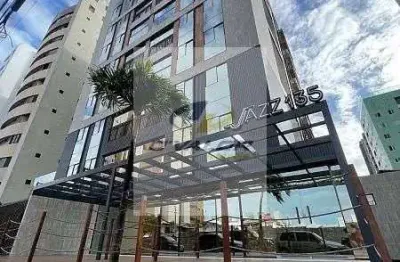 Vendo apartamento novo, na orla do cabo branco, com varanda, 2 quartos s/ 1 suíte, 2 vagas