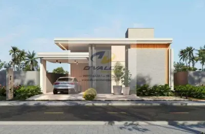 Vendo casa em condomínio com 130m² construídos, 03 quartos, garagem coberta p/ 01 carros