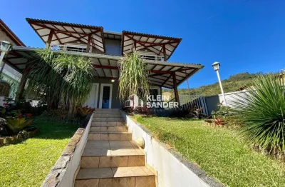 Casa com 3 dormitórios à venda, área de lazer completa, 362m² por r$ 1.550.000 - sítio são luís - nova friburgo/rj