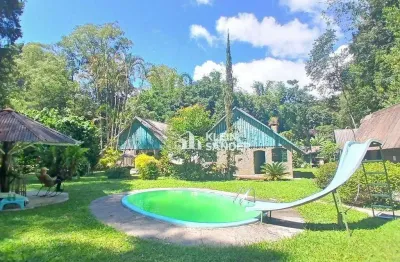 Chácara com 2 chalés à venda, 3357 m² por r$ 450.000 - lumiar - nova friburgo/rj