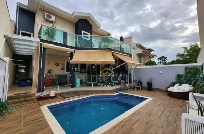 Casa com 3 dormitórios à venda, 227 m² - condomínio residencial flamboyant - hortolândia/sp