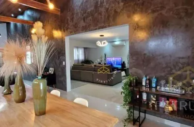 Casa com 4 dormitórios à venda, 408 m² por r$ 2.500.000,00 - parque brasil 500 - paulínia/sp