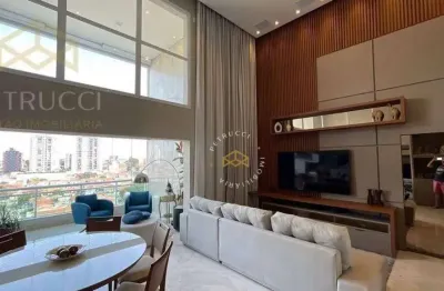 Apartamento com 3 dormitórios à venda, 189 m² por r$ 2.990.000,00 - taquaral - campinas/sp