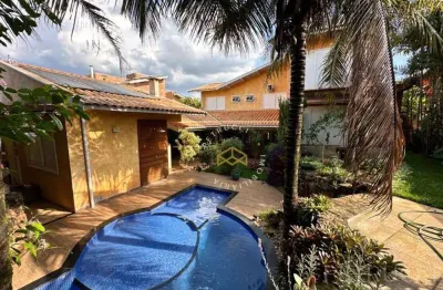 Casa com 4 dormitórios à venda, 373 m² por r$ 3.000.000,00 - loteamento alphaville campinas - campinas/sp