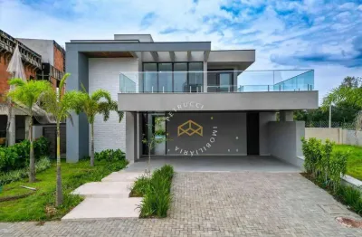 Casa com 3 dormitórios à venda, 348 m² por r$ 4.200.000,00 - loteamento residencial arborais - campinas/sp
