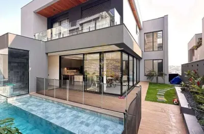 Casa com 3 dormitórios à venda, 400 m² por r$ 5.000.000,00 - alphaville dom pedro - campinas/sp