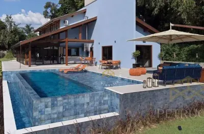 Casa com 5 dormitórios à venda, 500 m² por r$ 8.500.000,00 - colinas do mosteiro de itaici - indaiatuba/sp