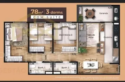 Apartamento com 2 dormitórios à venda, 64 m² por r$ 608.000,00 - swiss park - campinas/sp