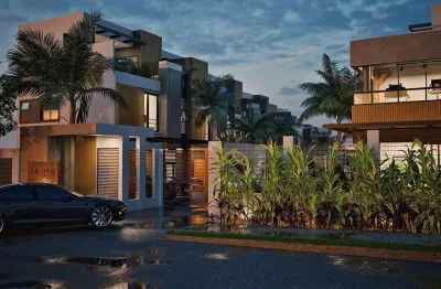 Casa triplex nova à venda em condomínio na chácara primavera em campinas