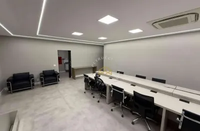 Sala para alugar, 110 m² - alphaville - campinas/sp