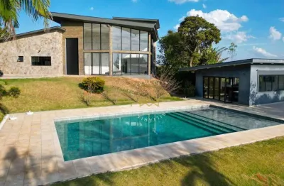 Casa com 7 dormitórios à venda, 850 m² por r$ 7.500.000,00 - condomínio vale da santa fé - vinhedo/sp