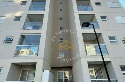Apartamento com 1 dormitório à venda, 49 m² - parque das colinas - valinhos/sp