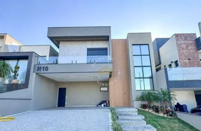 Sobrado à venda com 4 suítes no condomínio residencial villa do sol, valinhos.