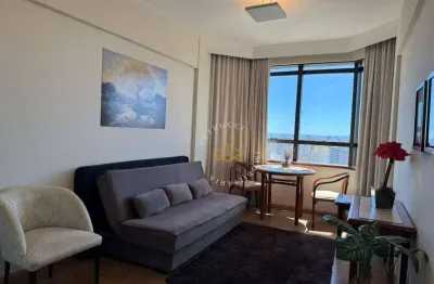 Apartamento com 1 dormitório para alugar, 47 m² por r$ 3.397,00/mês - centro - campinas/sp