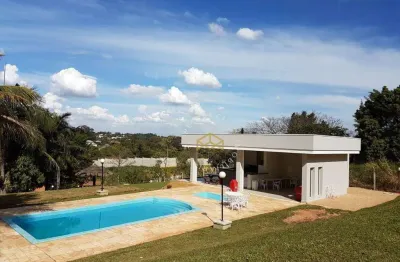 Chácara com 3 dormitórios à venda, 5 m² por r$ 1.800.000,00 - condomínio vale do itamaracá - valinhos/sp