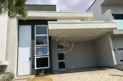 Venha realizar seu sonho de morar numa linda casa térrea, com 200m² de terreno e 140m² de construção. Condomínio em paulínia/sp.