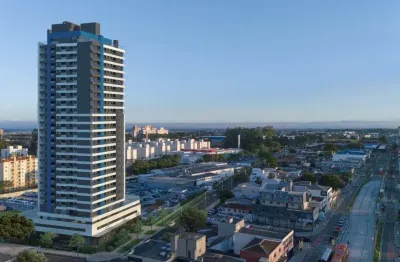 Pine blue - capão raso - em construção, 2 dormits (1 suite),  1 ou 2 vagas.  a partir de  r$ 500.000,-  condições facilitadas,  agende visita aos decorados.