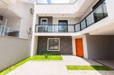 Casa em condomínio fechado com 3 quartos à venda na rua gerônimo muraro, 894, santa felicidade, curitiba, 176 m2 por r$ 1.150.000