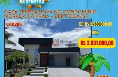 Casa com 4 dormitórios à venda, 258 m² por R$ 2.831.000,00 - Morada da Praia - Bertioga/SP