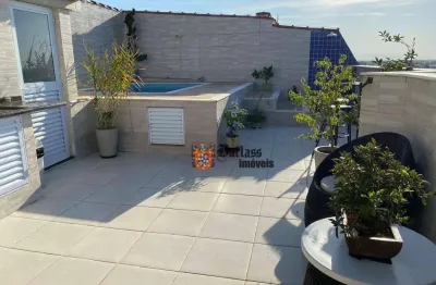 Apartamento duplex com 3 dormitórios à venda, 154 m² por r$ 750.000,00 - balneário três marias - peruíbe/sp