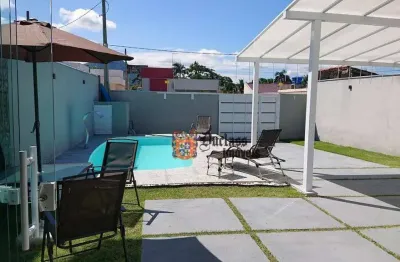 Casa com 3 dormitórios à venda, 107 m² por r$ 890.000,00 - massaguaçu - caraguatatuba/sp