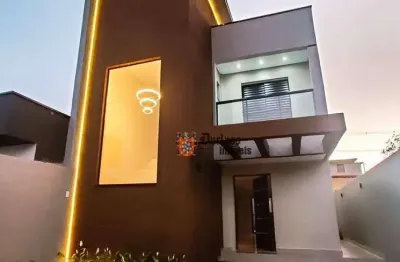 Sobrado com 3 dormitórios à venda, 142 m² por r$ 710.000,00 - loteamento vale das flores - atibaia/sp