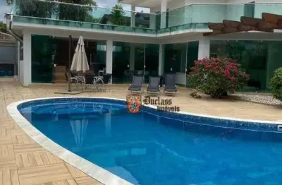 Sobrado com 5 dormitórios à venda, 700 m² por r$ 5.200.000,00 - condomínio hanga roa - bertioga/sp