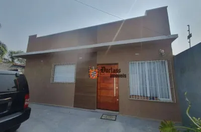 Casa com 4 dormitórios à venda, 107 m² por r$ 469.000,00 - balneario gaivotas - itanhaém/sp