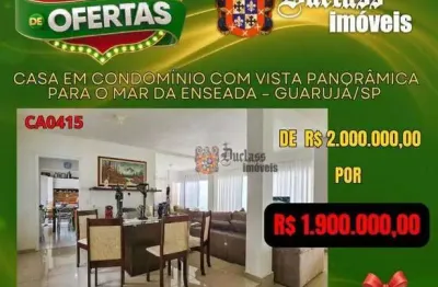 Casa com 5 dormitórios à venda, 300 m² por r$ 1.900.000,00 - jardim praiano - guarujá/sp