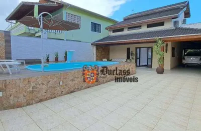 Sobrado com 4 dormitórios à venda, 246 m² por r$ 1.000.000,00 - jardim aruan - caraguatatuba/sp