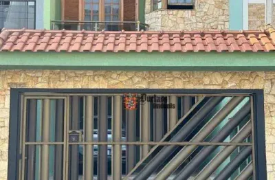 Sobrado com 3 dormitórios à venda, 195 m² por r$ 1.115.000 - vila camilópolis - santo andré/sp