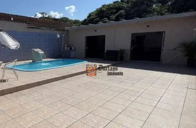 Casa com 2 dormitórios à venda, 100 m² por r$ 590.000,00 - nova mirim - praia grande/sp