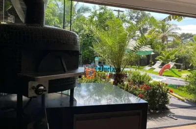 Casa com 5 suítes à venda, 200 m² por r$ 3.400.000 - condomínio costa do sol - bertioga/sp