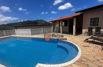 Chácara com 3 dormitórios à venda, 1300 m² por r$ 650.000 - das areias - itapeva/mg