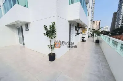 Apartamento garden com 2 dormitórios à venda, 54 m² por r$ 795.000 - embaré - santos/sp