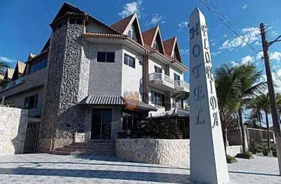 Hotel com 28 apartamentos à venda, 1100 m² por r$ 10.000.000 - balneário florida - peruíbe/sp