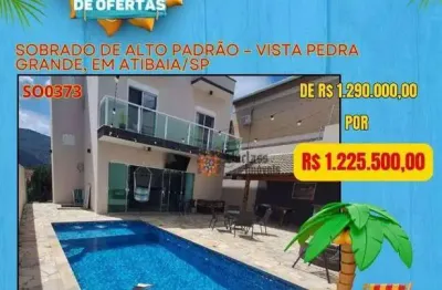Sobrado com 3 dormitórios à venda, 202 m² por R$ 1.225.500,00 - Jardim Maristela - Atibaia/SP